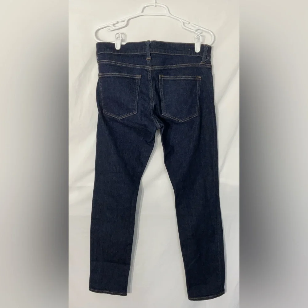 J. Crew Men's Dark Blue Straight Jeans